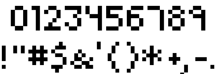 Simpletown Font OTHER CHARS