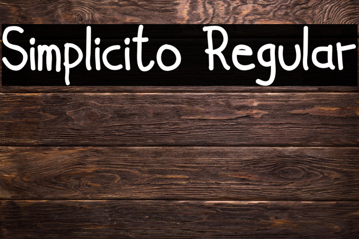 Simplicito Regular Example 2