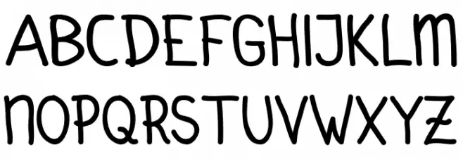 Simplicito-Regular Schriftart Groß
