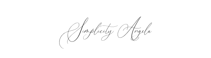 Simplicity Angela  Free Fonts Download