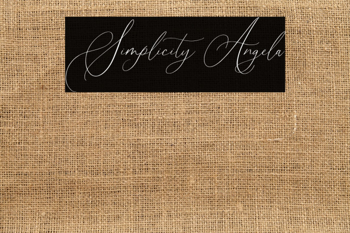 Simplicity Angela Example 2