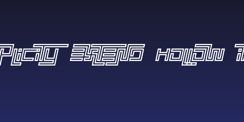 Simplicity Extend Hollow Italic Social Header