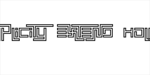 Simplicity Extend Hollow Logo