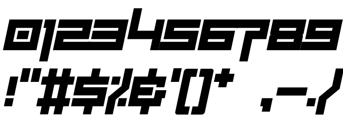 Simplicity Extend Italic Font OTHER CHARS