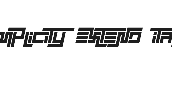 Simplicity Extend Italic Logo