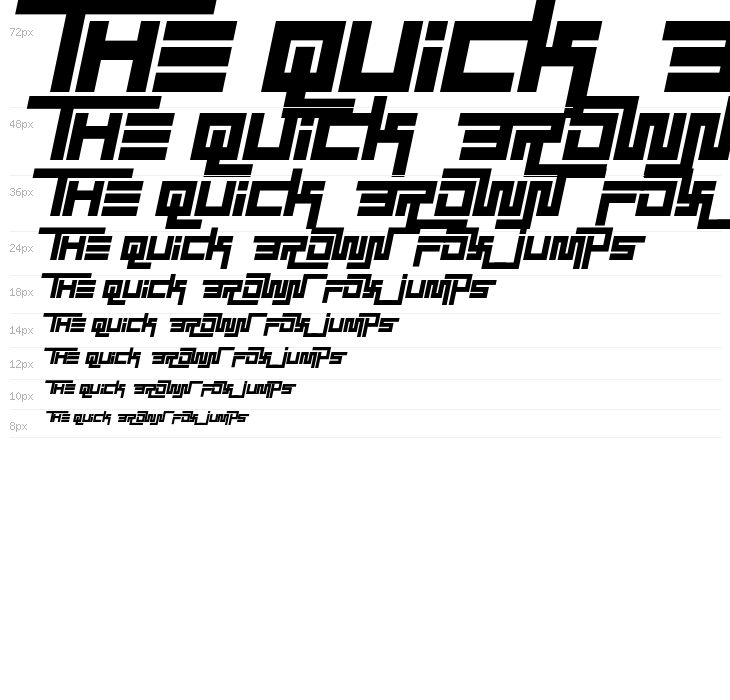 Simplicity Extend Italic Waterfall