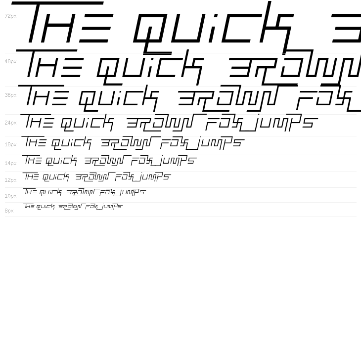 Simplicity Extend Thin Italic Waterfall