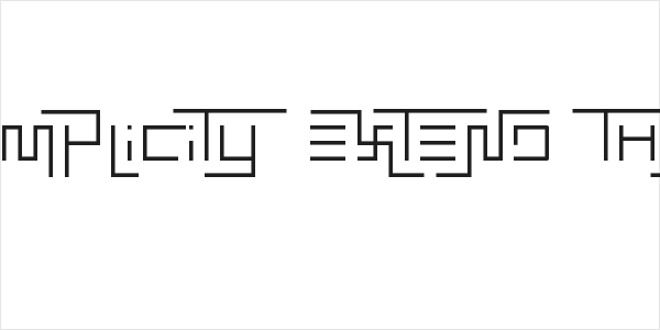 Simplicity Extend Thin Logo