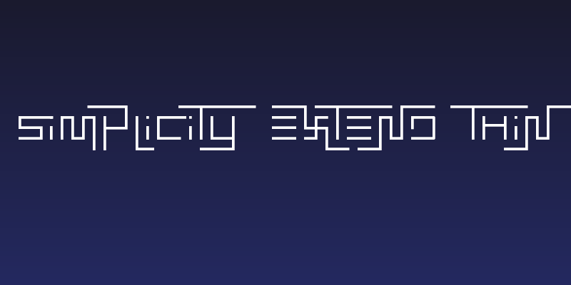 Simplicity Extend Thin Social Header