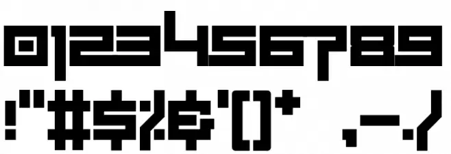 Simplicity Extend Font OTHER CHARS