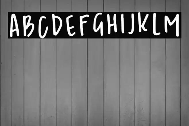 Simplicity Regular Font examples