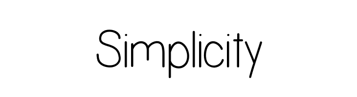 Simplicity  Free Fonts Download