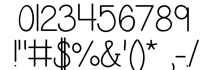 Simplicity Font OTHER CHARS