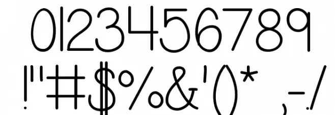 Simplicity Schriftart Anderer Schreiben