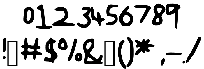 Simplicity Font OTHER CHARS