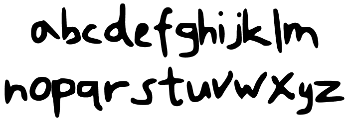 Simplicity Font LOWERCASE