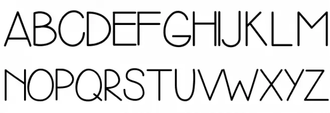 Simplicity 字体 大写