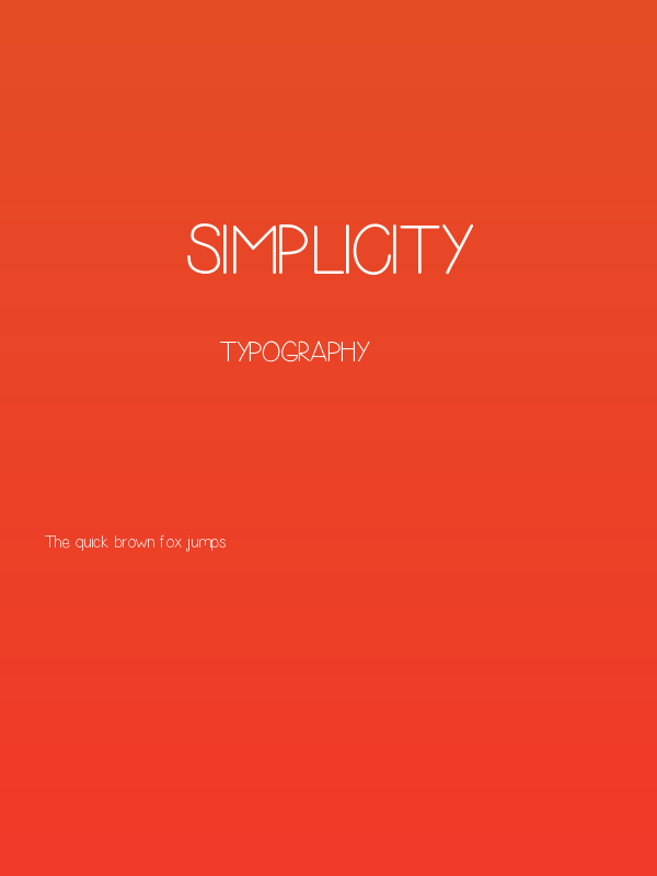 Simplicity Poster