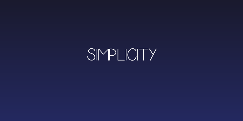 Simplicity Social Header