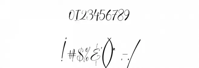 Simplified Demo Font OTHER CHARS