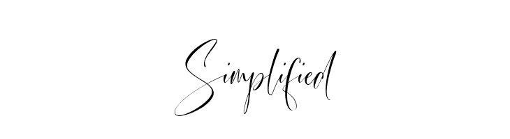 Simplified  baixar fontes gratis