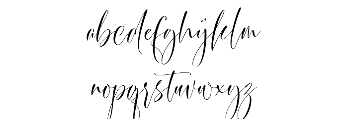 Simplified Font LOWERCASE