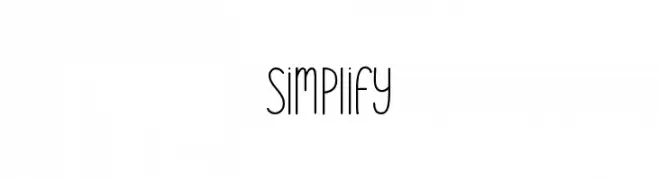Simplify 字体