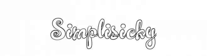 Simplisicky  フリーフォントのダウンロード