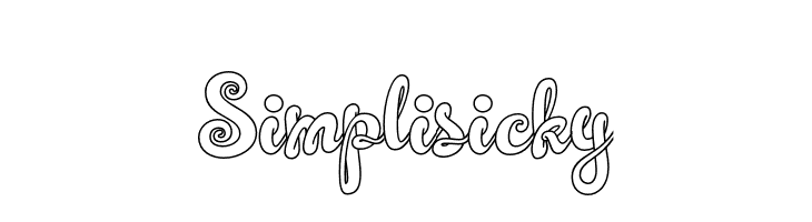 Simplisicky  Free Fonts Download