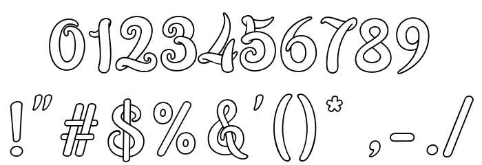 Simplisicky Font OTHER CHARS