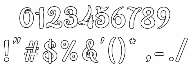 Simplisicky Font OTHER CHARS