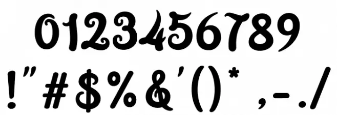 SimplisickyFill Font OTHER CHARS