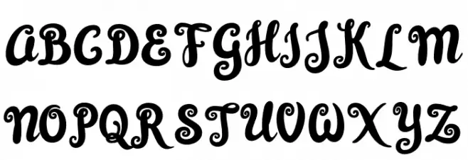 SimplisickyFill Schriftart Groß