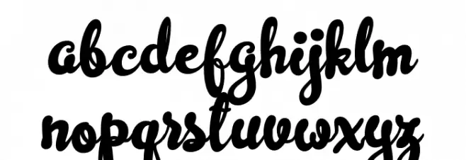 SimplisickyFill Schriftart Kleinbuchstaben