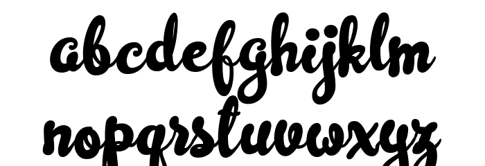 SimplisickyFill Font LOWERCASE