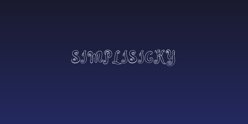Simplisicky Social Header