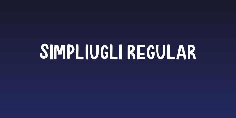 Simpliugli Regular Social Header