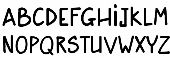 Simplixi Regular Font Litere mari