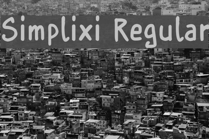 Simplixi Regular Font examples