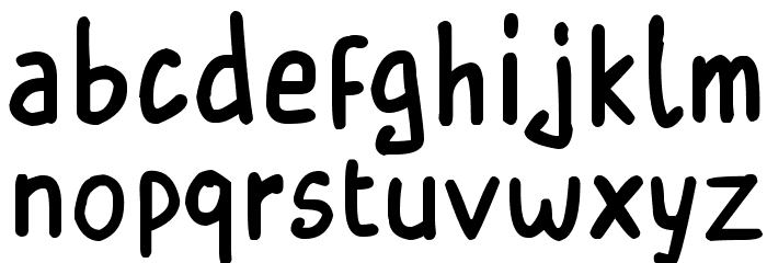 Simplixi Regular Font LOWERCASE