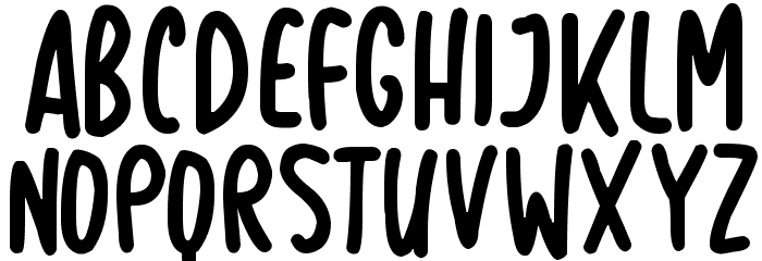 Simply Be Font LOWERCASE