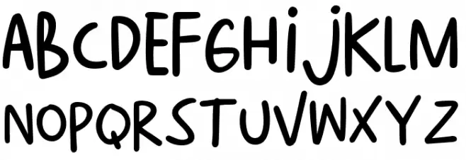 Simply Bites Regular Caratteri MINUSCOLO