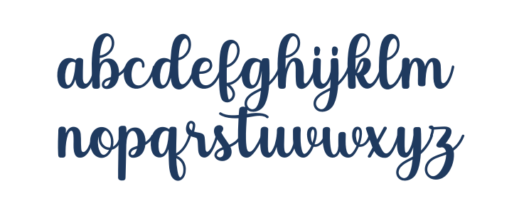 Simply Blessed Lowercase