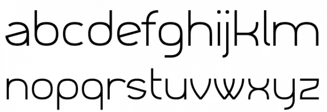 Simply City Light خط أحرف صغيرة