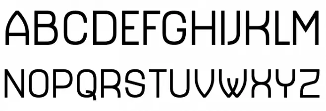 Simply City Medium フォント 大文字