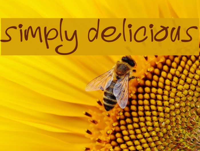 Simply Delicious Font examples