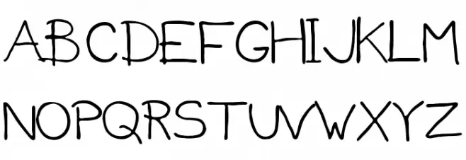 Simply Font Schriftart Groß