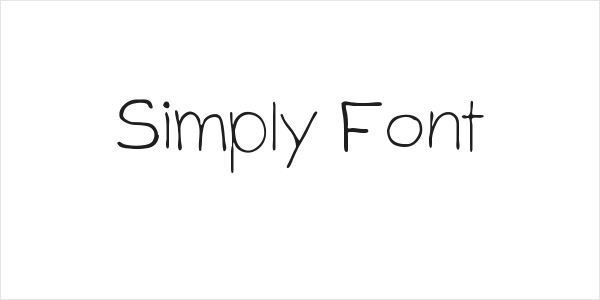 Simply Font Logo
