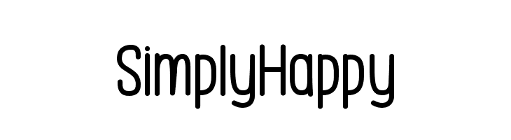 Simply Happy  Free Fonts Download