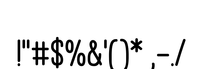 Simply Happy Font OTHER CHARS